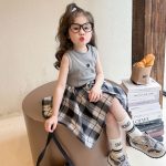 【90-140cm】セットアップ 女の子 オシャレ ハート柄 不規則 - 画像 (6)