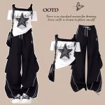 【120-170cm】Tシャツorパンツorセットアップ 女の子 ストリート系 おしゃれ - 画像 (2)