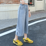 【120-170cm】ボトムス パンツ 女の子 カジュアル リボン クロップド丈 - 画像 (5)