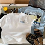【90-160cm】半袖 Tシャツ キッズ ジュニア トドラー 前後プリント - 画像 (7)