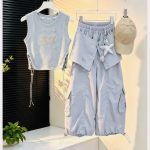 【110-160cm】セットアップ 女の子 かわいい さわやか お出かけ - 画像 (7)