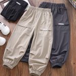 【120-170cm】カーゴパンツ 男の子 通気性 履きやすい - 画像 (4)