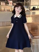 【120-170cm】半袖 ワンピース 女の子 クラシック フォーマル おしゃれ 襟付き - 画像 (8)