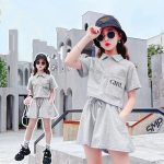 【110-160cm】セットアップ 女の子 おしゃれ お出かけ 遊び - 画像 (4)