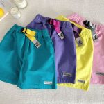 【90-150cm】 ショートパンツ 子供服 キャンディー色  動きやすい お出かけ