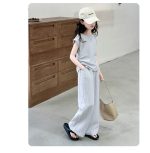 【120-170cm】セットアップ 女の子 シンプル カジュアル 2色展開 普段着 通学 お散歩 - 画像 (9)