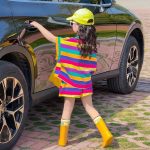 【120-170cm】セットアップ 女の子 カラフル ボーダー - 画像 (3)