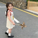 【80-150cm】ワンピース 女の子 カートゥーンお出かけ - 画像 (5)