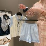 【80-170cm】セットアップ 女の子 花模様 スウィート おしゃれ 切り替え - 画像 (9)