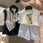 【80-170cm】セットアップ 女の子 花模様 スウィート おしゃれ 切り替え - 画像 (3)