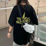 【100-160cm】半袖 トップス カットソー Tシャツ 男女兼用 プリント 星柄 着せやすい お出かけ - 画像 (6)