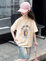 【90-160cm】半袖 カットソー Tシャツ 女の子 韓国系 プリント 通学 お出かけ - 画像 (6)