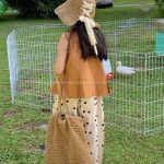 【100-160cm】セットアップ 女の子 紫外線対策 メッシュ風 涼しい - 画像 (3)
