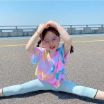 【90-140cm】トップス 半袖 Tシャツ 女の子 ゆったり カジュアル 夏 お出かけ お散歩 遊び 公園 通学 - 画像 (4)