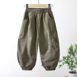 【100-170cm】ボトムス パンツ 男女兼用 無地 通気 冷感 薄手 速乾 蚊よけ - 画像 (5)