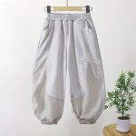 【100-170cm】ボトムス パンツ 男女兼用 無地 通気 冷感 薄手 速乾 蚊よけ - 画像 (7)