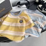 【80-120cm】セットアップ ベビー服 男の子 半袖 Tシャツ+ショートパンツ - 画像 (3)