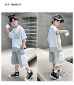 【120-170cm】セットアップ 男の子 カモフラ カジュアル - 画像 (7)