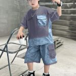 【120-170cm】セットアップ 男の子 カモフラ カジュアル - 画像 (3)