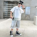 【120-170cm】セットアップ 男の子 カモフラ カジュアル - 画像 (4)