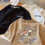 【90-160cm】半袖 Tシャツ 男の子 カートゥーン サメ柄 綿100% 柔らかい 合わせやすい - 画像 (8)