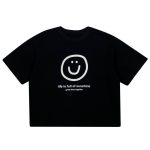 【90-160cm】半袖 Tシャツ 男の子 笑顔柄 ゆったり コットン カートゥーン 肌に優しい お出かけ - 画像 (6)