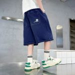 【110-170cm】ショートパンツ 男の子 デニム 動きやすい シンプル  履きやすい - 画像 (6)