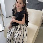 【100-140cm】セットアップ 女の子 レトロ スウィート フリル - 画像 (4)