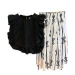 【100-140cm】セットアップ 女の子 レトロ スウィート フリル - 画像 (7)