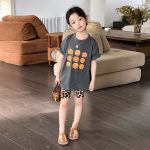 【90-150cm】トップス 半袖 Tシャツ 女の子 肌に優しい 合わせやすい ゆったり お出かけ - 画像 (6)