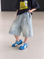 【100-170cm】ショートパンツ 男の子 ダメージ加工 履き心地よい - 画像 (8)