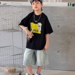 【100-170cm】ショートパンツ 男の子 ダメージ加工 履き心地よい - 画像 (4)