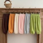 【80-130cm】パンツ ベビー ゆったり ダブルガーゼ 防虫 - 画像 (2)