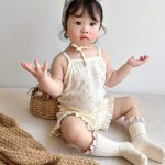 【80-120cm】セットアップ ベビー フリル付き キャミソール - 画像 (9)