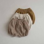 【73-100cm】ショートパンツ ベビー おむつ 対応 モンペ - 画像 (2)