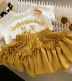 【80-150cm+親サイズ】半袖Ｔシャツorスカート 親子ペア カートゥーン かわいい - 画像 (6)