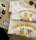 【80-150cm+親サイズ】半袖Ｔシャツorスカート 親子ペア カートゥーン かわいい - 画像 (8)