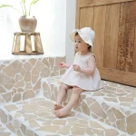 【66-100cm】ロンパース ベビーチェック セットアップ - 画像 (6)