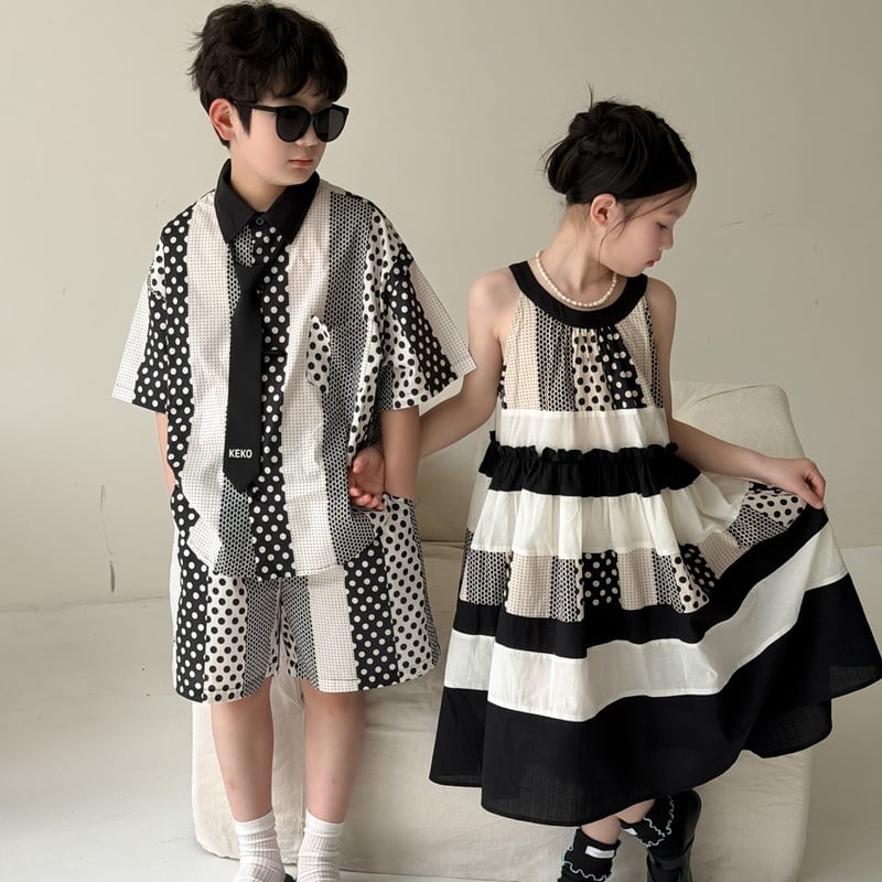 72b652d89c3ab9c269e225e4340728a5.jpg 【100-160cm】セットアップorワンピース アーテステク おしゃれ - 画像 (1)