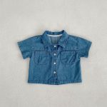 【73-120cm】セットアップ デニム オシャレ カジュアル - 画像 (9)