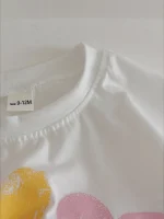 【66-100cm】セットアップ ベビー フラワー プリント - 画像 (30)