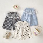 【73-120cm】パンツ 女の子 可愛い チェック - 画像 (2)
