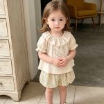 【73-100cm】セットアップ ベビー 可愛い ウサギ ブラウス&パンツ - 画像 (4)