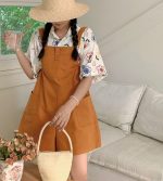 【80-150cm+親サイズ】シャツorパンツ 親子ペア フラワー レトロ - 画像 (9)