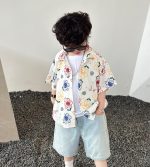 【80-150cm+親サイズ】シャツorパンツ 親子ペア フラワー レトロ - 画像 (12)