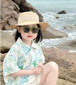 【80-150cm+親サイズ】シャツ 親子ペア フラワー プリント - 画像 (10)