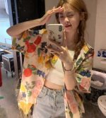 【80-150cm+親サイズ】シャツorショートパンツ 親子ペア レトロ ストリート風 - 画像 (14)