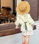 【80-150cm+親サイズ】シャツorショートパンツ 親子ペア ナチュラル 着せやすい - 画像 (8)