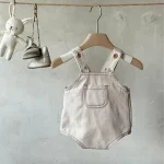 【66-90cm】ロンパース ベビー ポケット付き サロペット - 画像 (6)