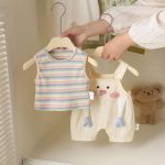 【73-100cm】サロペット&シャツ ベビー 可愛い おしゃれ - 画像 (5)